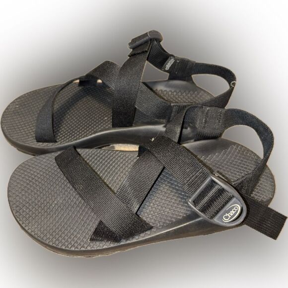 Chaco Z Cloud Black Jacquard Sandal Mens Size 9